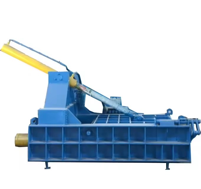 Horizontal 5kg Metal Briquette Metal Press Small Hydraulic 60 Tons Scrap Metal Balers