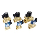 Brass Stainless Steel 0-10bar 2way Solenoid Water Valve Electric Oi air 1in 2in Normally Closed