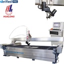 Waterjet Cutting Machine Cnc Water Jet Cutter 5 Axis Head Glass Crystal Stone Metal Plate and Pipe Cut