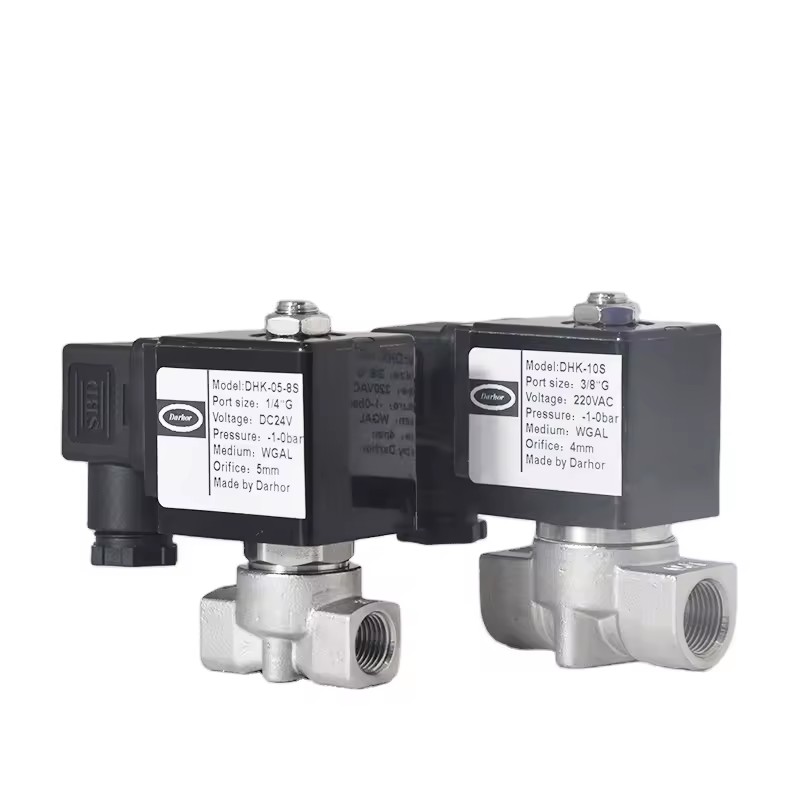 1bar Solenoid Control Valves Vacuum Negative Pressure Low Pressure 12V 24V Dc 110V 220V