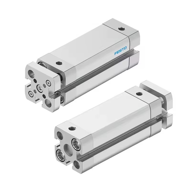 ADN-12-10-I-P-A Compact Cylinder, 12mm Bore, 10mm Stroke, Double Acting ISO 21287 Pneumatic Cylinder