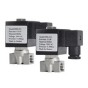 1/4in Stainless Steel Brass High-pressure Water Valve, air Valve, 100kg 15Mpa Micro Solenoid Valve