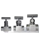 Precision T-Handle Flow Control Needle Valve Stainless Steel 316 with BSPP Thread for Gas and Liquid