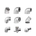 (OEM ODM) Stainless Steel Male Threaded Elbow Tee 90 Degree Socket Weld Elbow P Ipe Fitt Smooth Surface Casting
