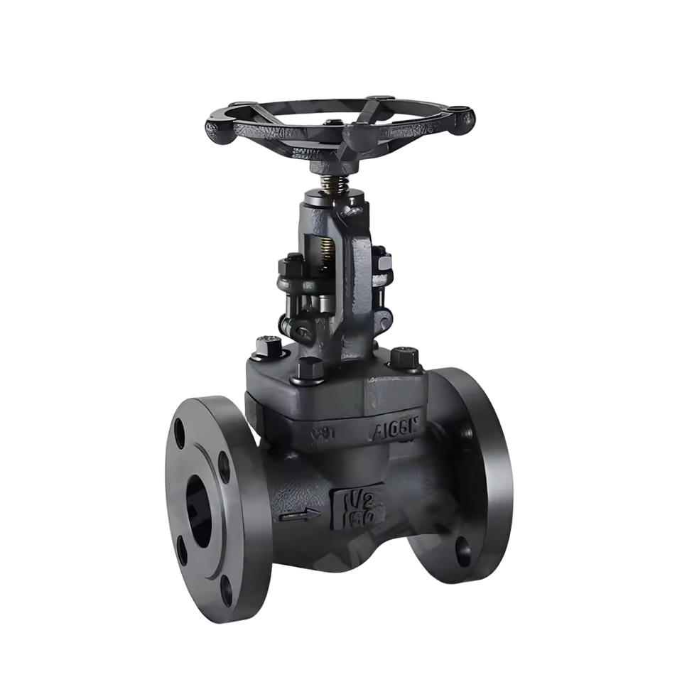 A105 forged steel flange globe valve 150LB 300LB high pressure flange globe valve ANSI A105 forged steel globe valve