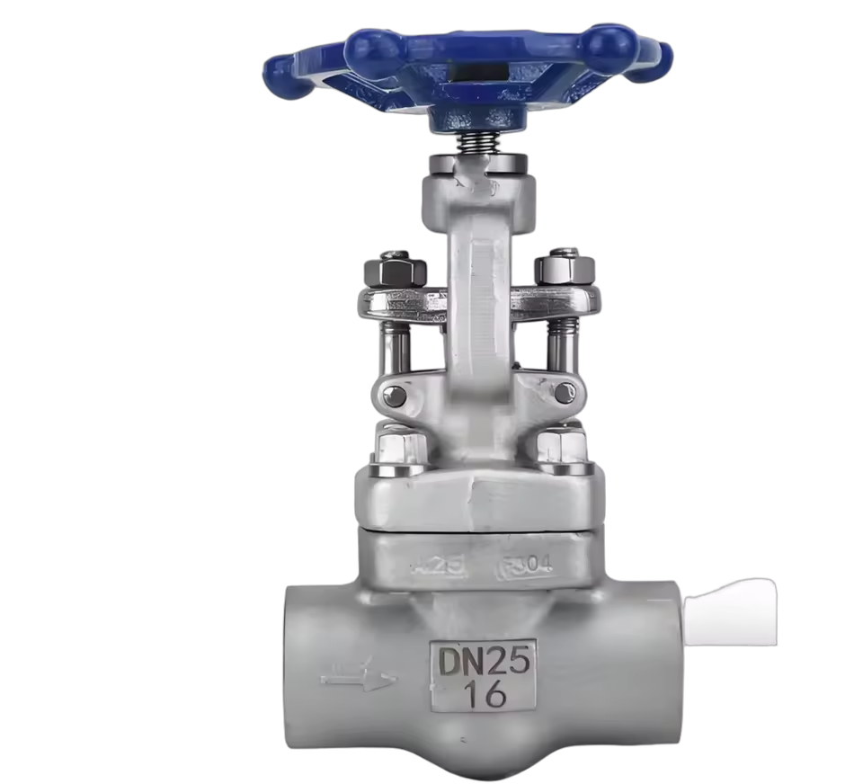 High Quality High-temperature Oil and Gas Shut-off Valve, Made of Forged Steel Material, Welded with Sleeve, Threaded Joint NPT