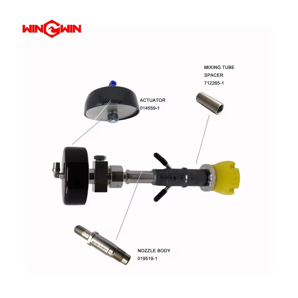 Water Jet Parts 014559-1 Actuator Water Jet Cutter Head 721165-1 Mixing Tube Spacer 041138-1 019519-1 Nozzle Tube