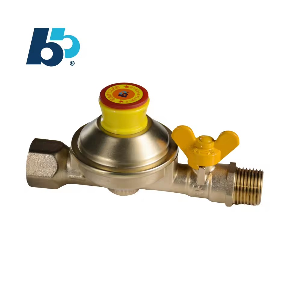BH High Quality Brass Self-closing Valve Pressure Relief Kitchen 12 Inch Gas Shut Off Valve
