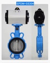 Factory Directly Sale Low Price Pneumatic Operated Butterfly Valve Stainless Steel Body EPDM/PTFE Seal for Water Industry