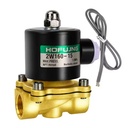 HOFUJNG High Pressure Water Solenoid Valve Stainless Steel 304/Brass 2 Way for Air Gas DC 12V/24V AC 110V/220V 1/8''-1/2'' 200