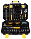 128pcs Professional Home Car Repair Tool Set with Plastic Box