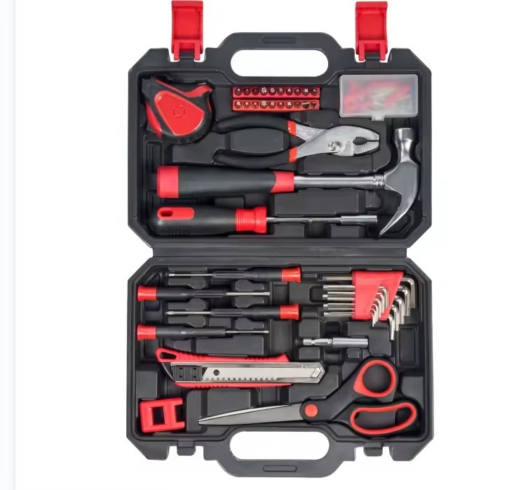 69pcs Factory Home Basic Repair Tool Sets Household DIY Tool Set with Hard case