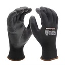 MaxiPact 13G PU Palm Coated Dipped Safety Gloves Anti-Slip Protective Work Gloves Construction Certified ANSI EN388 Anti-slip