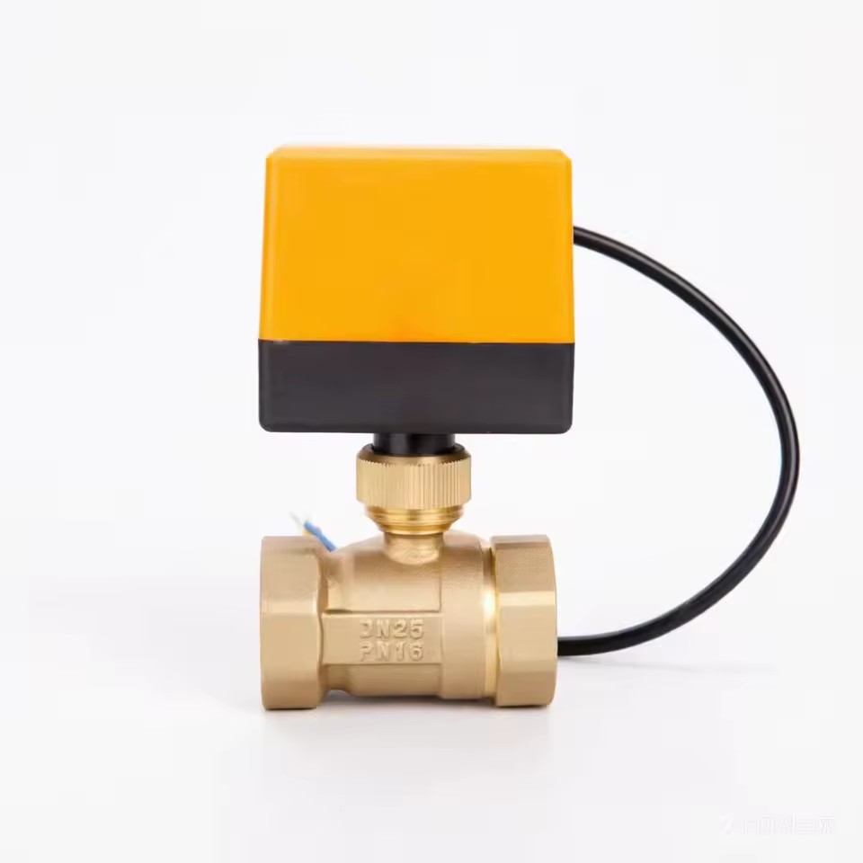 DN15-DN50 Electric Motorized Ball Valve 2-Way Brass Actuator Control Valve For HVAC Fan Coil And Industrial Automation
