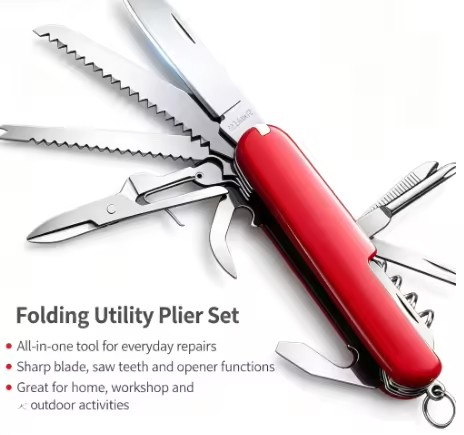 Factory Direct Sale Multi-Function Pocket Knife Model 5750 92mm Overall Length Outdoor Camping Everyday Use