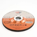 GRD T27 High Hardness Extra Fine Aluminum Resin Bonded 80 Grit 100x6x22.2mm Angle Wheel Abrasive Disc for Metal