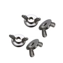 Manufacturer's M4 M5 M6 M8 M10 DIN315 Carbon Steel Zinc Plated Round Wing Nut Butterfly Nut