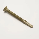Factory CSK Head Torx Self Drilling Screw with Wings Carbon Steel Galvanized CSK Head Self Drilling Screw with Rips
