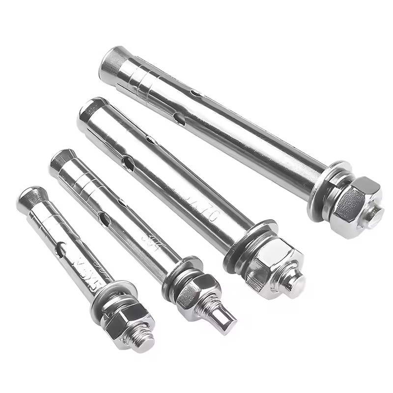 Factory Sale SS304&316 Expansion Sleeve Anchor Bolt Dynabolt with Flat Washer and Nut