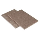 3M 6" X 9" Brown Heavy Duty Blasting Media Hand Pads OEM 7440 Coarse Grade P150 Aluminum Oxide Sanding Sponge