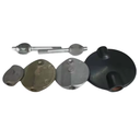 OEM ODM Industrial Die Casting Disc V5011 0.3-120kg Ductile Iron QT450-10 65-45-12 EN-GJS-450-10 Valve Parts