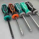 New Arrival High Quality Chromium-Vanadium Steel Magnetic Screwdriver Phillips Flathead Bits-Dual-Use 4/6/8 Inch Sizes Cross