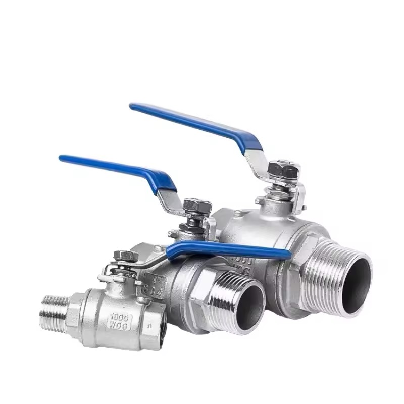 American Standard Manual Stainless Steel Threaded High Temperature Ball Valve with PTFE Sealing for Oil OEM 1/2 in Port