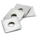 Fasteners Grade 4 8 10 Carbon Steel Galvanized 304 316 Stainless Steel Flat Square Washers With Round Hole
