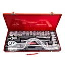 24pcs 1/2 Wrench Socket Set Car Maintenance Socket Wrench Combination Set Machinery and Household Hardware Set