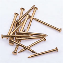 Factory Wholesale 1.5*18mm Smooth Shank Sharp Point Round Head Brass Furniture Nails Common Nail OEM/ODM Custom Service