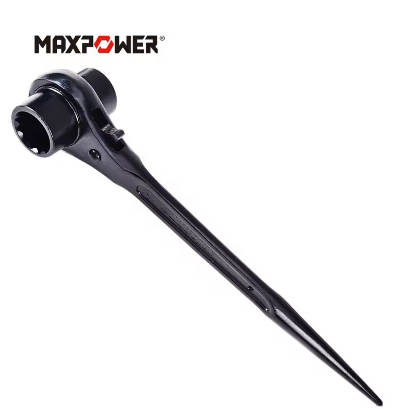 MAXPOWER Professional Scaffold Dual Head Socket Podger Ratchet Spanner