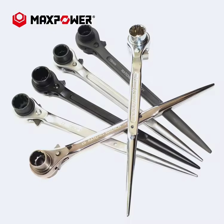 MAXPOWER Scaffold Podger Hex Socket Ratchet Wrench Quick Release Tool