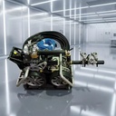 Water Jet Robot Crawler Sandblaster Automatic Vapor Easy-to-Operate Descaling/Stripping Metal/Coil
