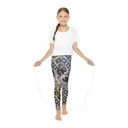 Youth Full-Length Leggings with Elastic Waistband Medium Fabric 82% Polyester 18% Spandex Sizes 18M-12Y