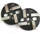 4Inch Diamond Four Segments Grinding Wheel for Stone Ceramic Concrete Floor Machine Grinding Metal Grinding Pads Factory