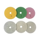 100mm Wet Use 3 Steps Diamond Polishing Pads for Marble Granite and Quartz Stone