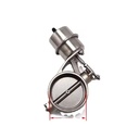 Stock Available MX Exhaust 3"/76mm Stainless Steel SS304 Pneumatic Vacuum Cutout Valve Universal Intake Exhaust Valves
