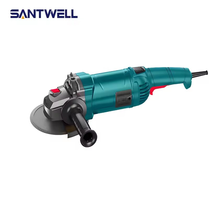 230mm Large Angle Grinder 9" High Power Cordless Electric Grinder Brushed Motor Tool for Construction & Industrial Grinding