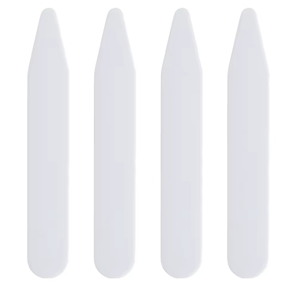 Based, in Stock Plastic Collar Stays 2 2.2 2.5 2.7 3 Inches One Size Different Various Sizes Bones Inserts Stiffeners for Men Dress Shirts