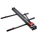 Double Rail Tile Cutter 1600-1800mm Manual Large Format Tile Cutting Tool 25mm Solid Rail Laser Guide for Construction Use