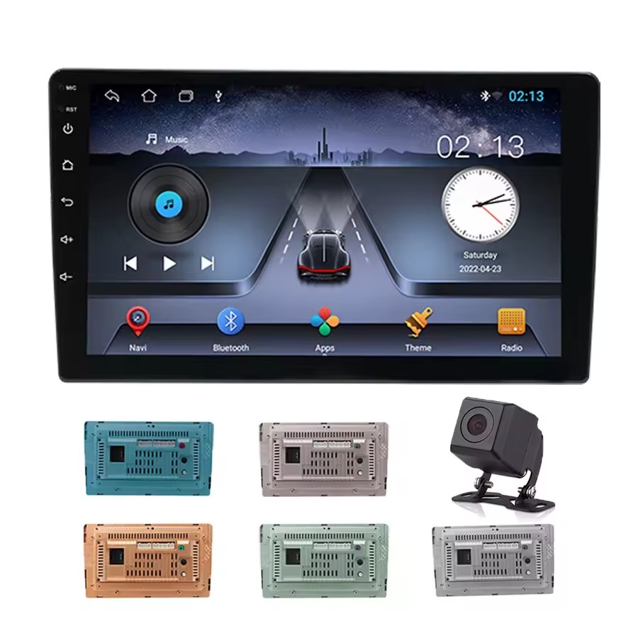 Portable 2 Din Android GPS Navigator Radio for Toyota Yaris Vitz Platz 2005-2011 Carplay Multimedia Player Touch Dashboard
