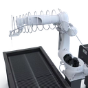 Forplus Robotic Waterjet Cutting System 6 Axis Industrial Robot Waterjet Cutter
