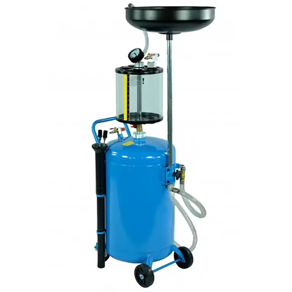 Automobile Maintenance Tools Automobile Engine Oil Changer Rolling Waste Oil Drain Pan Oil Suction Machine