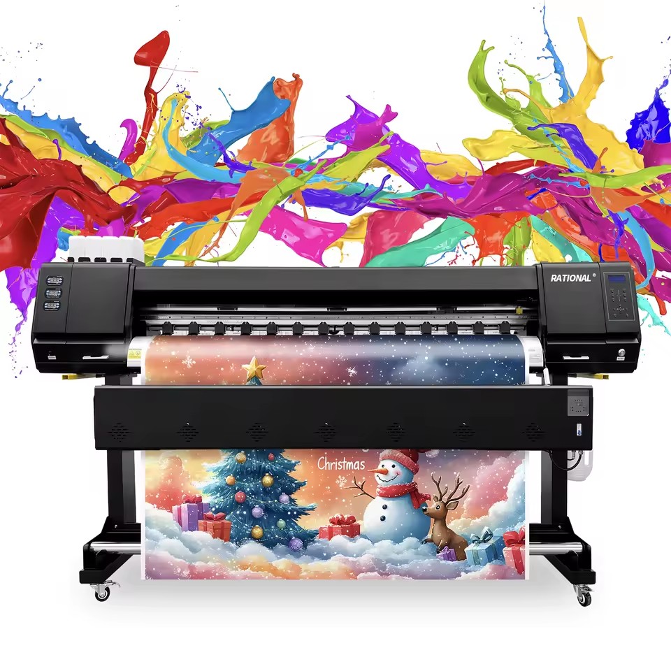 Sublimation Textile Printing Xp600 I3200 Head Banner Vinyl Billboard Eco Solvent Large Format Banner Automatic Inkjet Printers