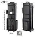 12-Butt 24-Shaft Large Capacity Genuine Leather Portable Travel Cue Case with Customizable Logo for Pool Exhibitions