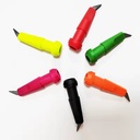 Multi Colors Cross Country Nordic Roller Ski Tips 10mm Ferrule NSD-B-7 Model Fujian Made