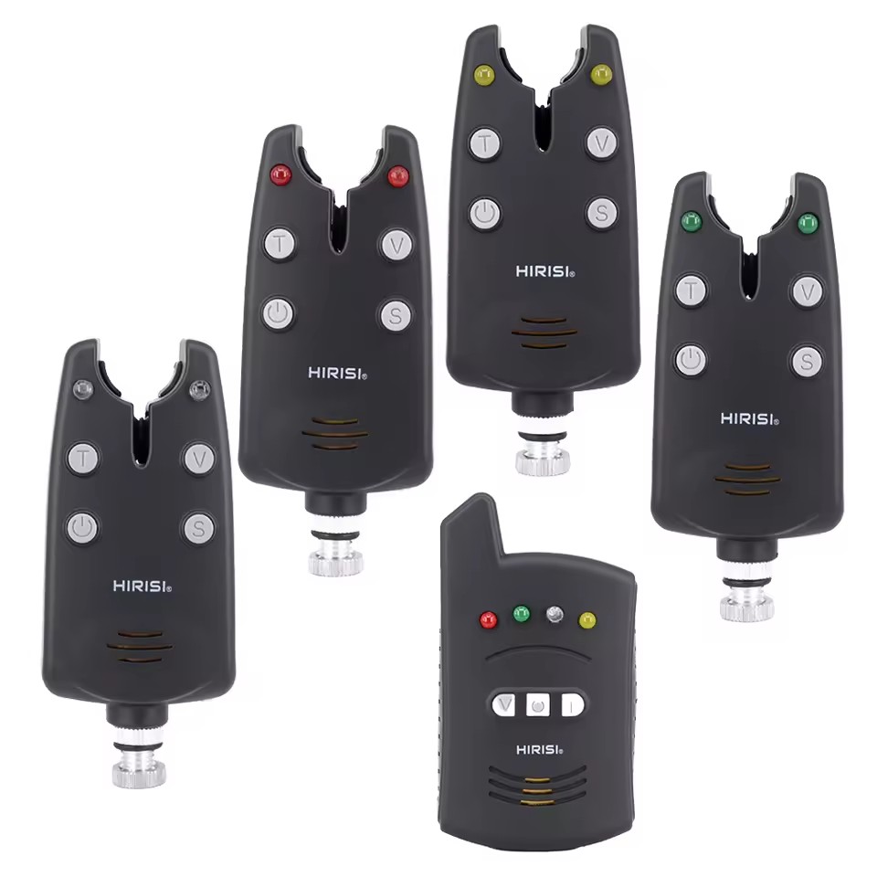 Hirisi Carp Fishing Alarm Set Wireless Bite Alarms for Carp Coarse Fishing