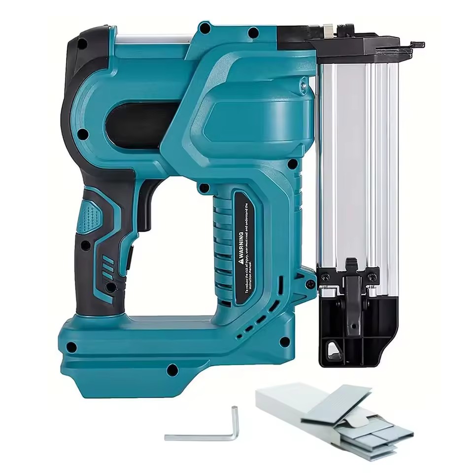 F50 20V Electric Staple Gun Portable US EU Woodworking Tools Battery Powered Nailing Brad Nailer