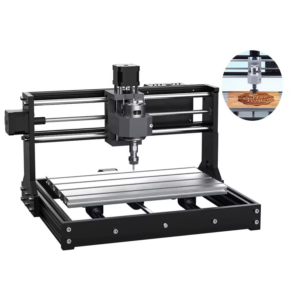 ActionLasers Mini Desktop 3018 Pro Max CNC Router Laser Engraver Multi-Spindle for Wood PVC Paper Leather for Retail Industries New & Used