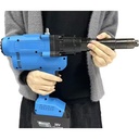 ROCOL HD50 Electric Ring Groove Rivet Gun with Brush Motor 36V Industrial Grade